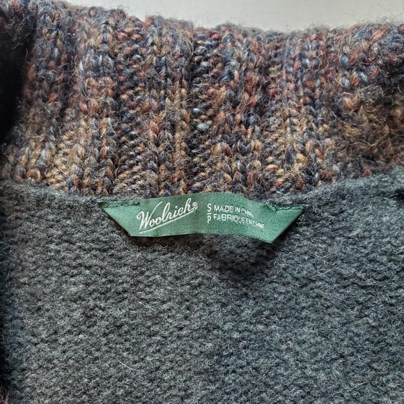 Woolrich Pure Lambswool Open Cardigan Kendal Creek Bolero Sweater - Picture 8 of 12